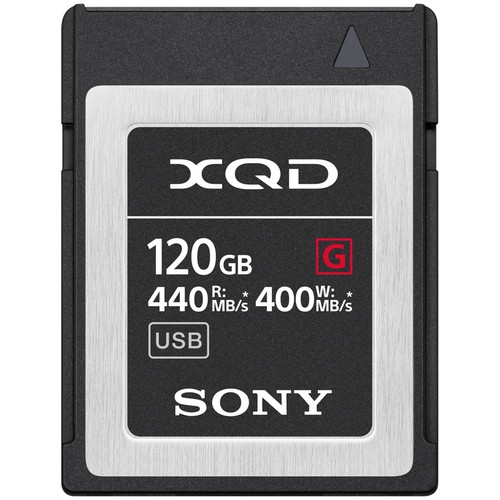 Sony 120GB XQD G Series Memory Card - 440mb/s