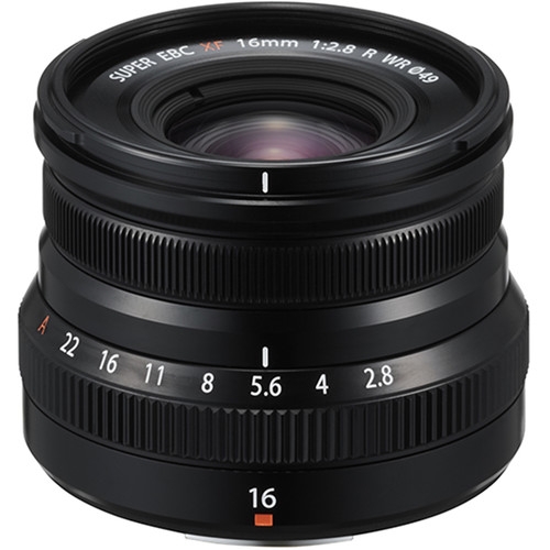 Fujifilm XF 16mm F2.8 R WR Lens Black