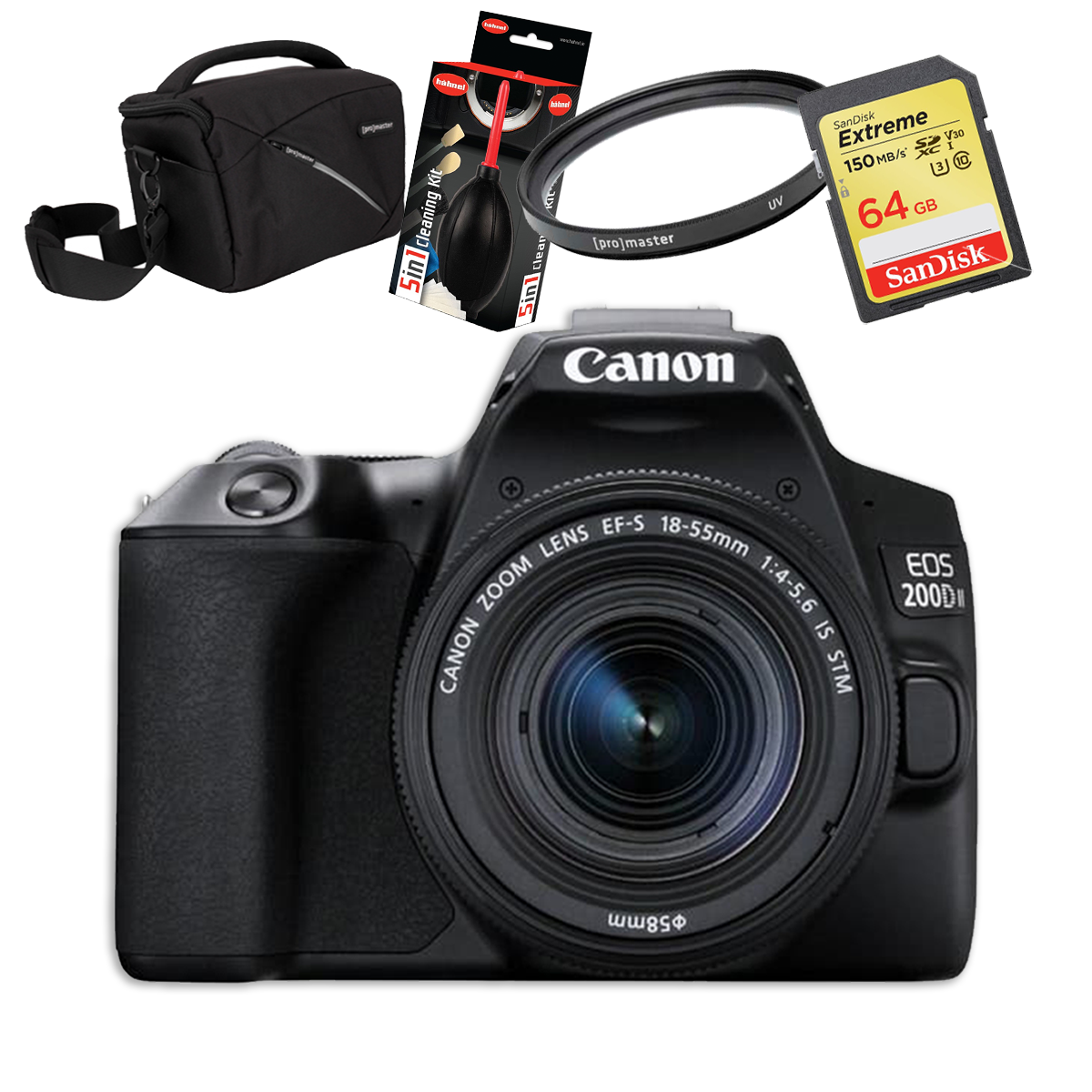 Canon EOS 200D II Starter Bundle