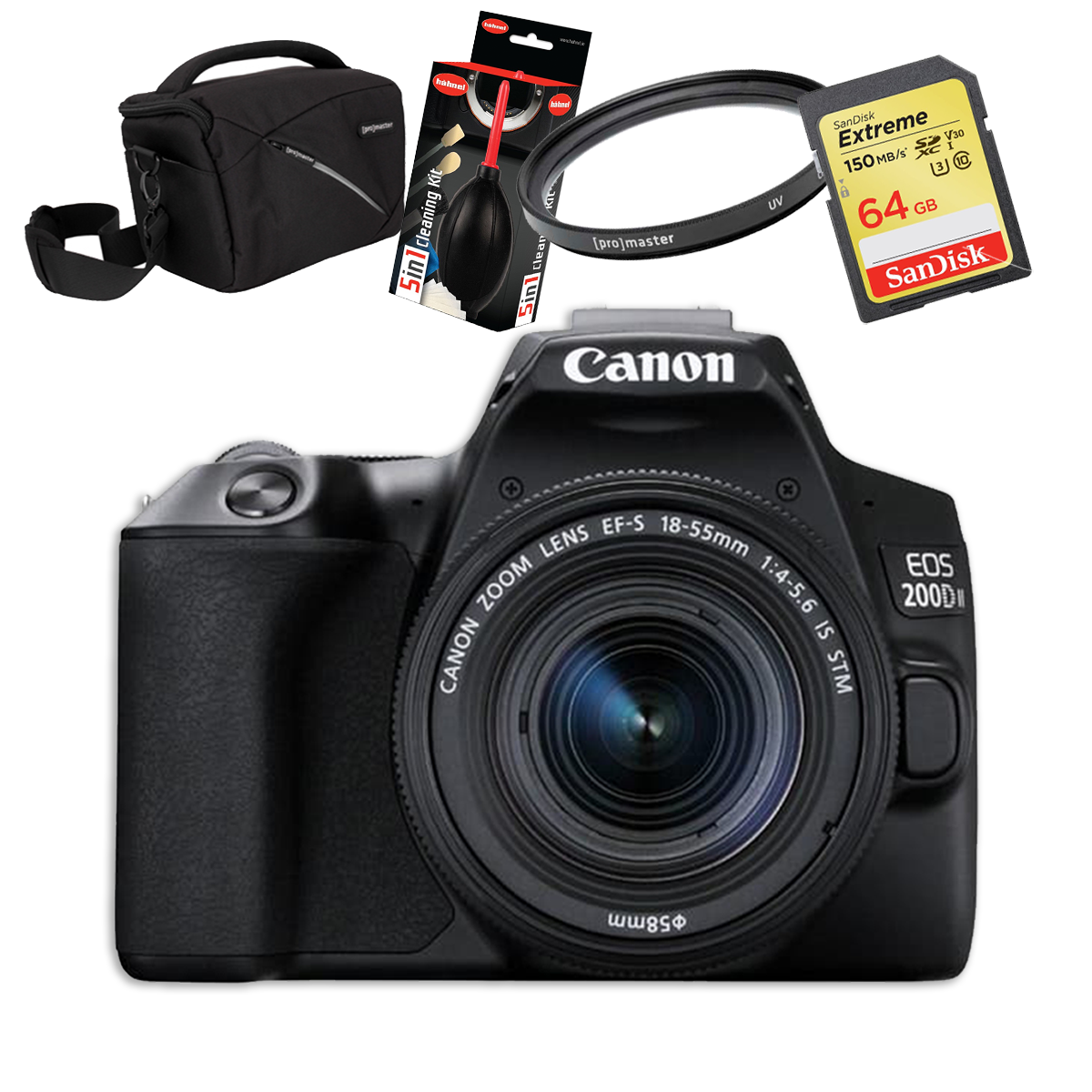 Canon EOS 200D II Starter Bundle 