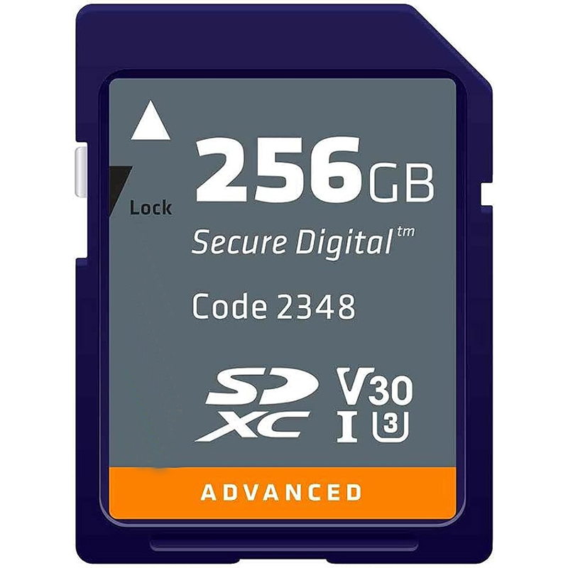 Master SDXC Advanced 256GB 633x 95MB/s UHS-I, U3, V30 Memory Card