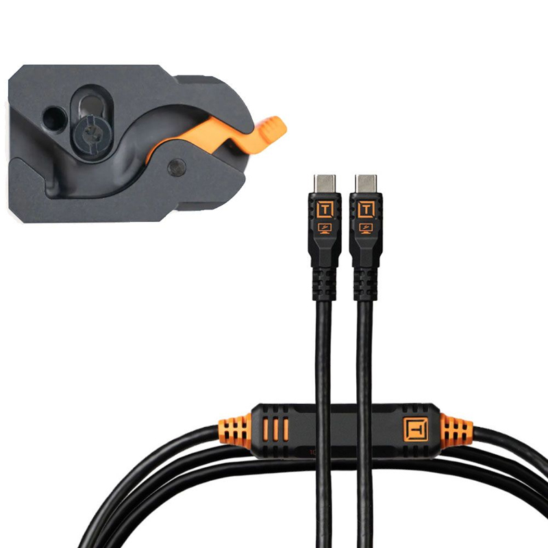 Tether Tools Leverlock Kit TetherPro Optima 10G 4.6m Straight To Straight - Black