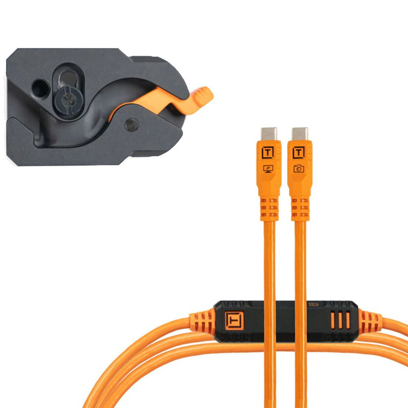 Tether Tools Leverlock Kit TetherPro Optima 10G 4.6m Straight To Straight - Orange