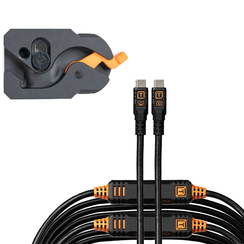 Tether Tools Leverlock Kit TetherPro Optima 10G 9.2m Straight To Straight - Black