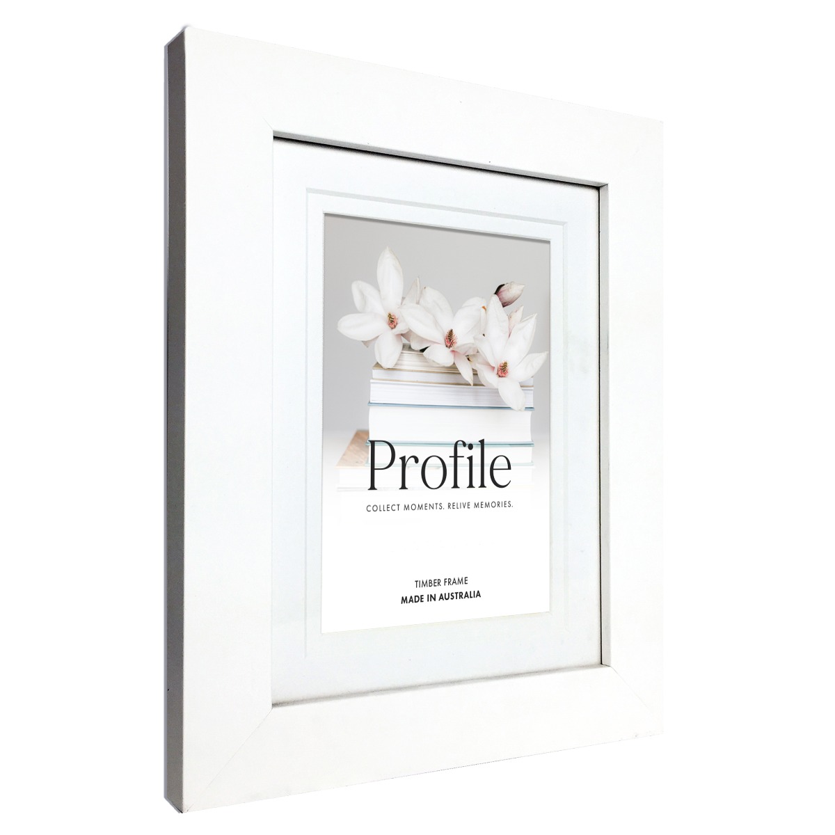 Profile 045 Deluxe White 20x25/13x18 cm Picture Frame