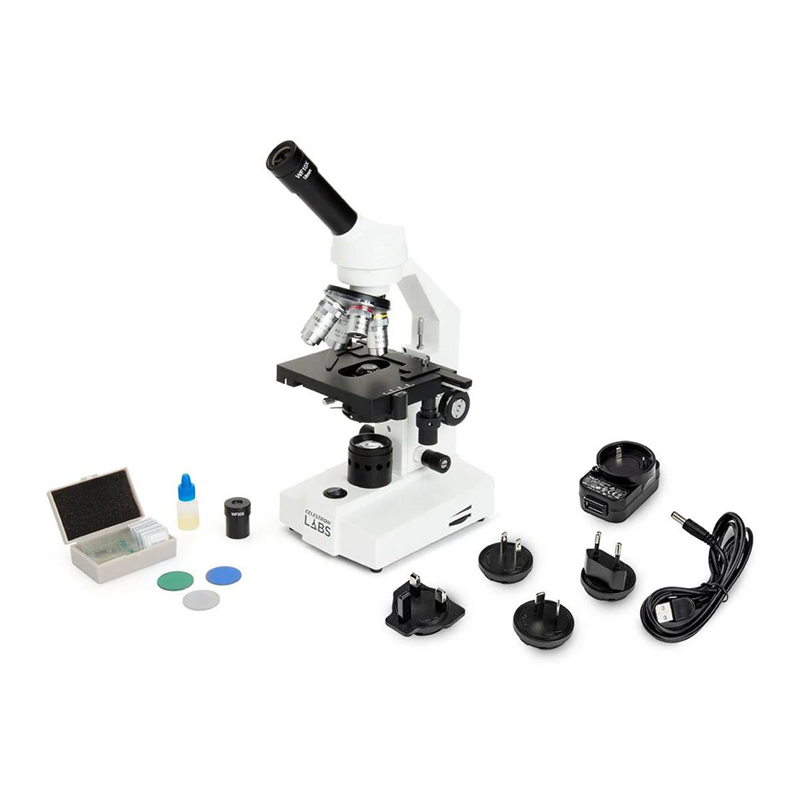 Celestron Celestron Labs CM2000CF Compound Microscope Universal Multi-Plug