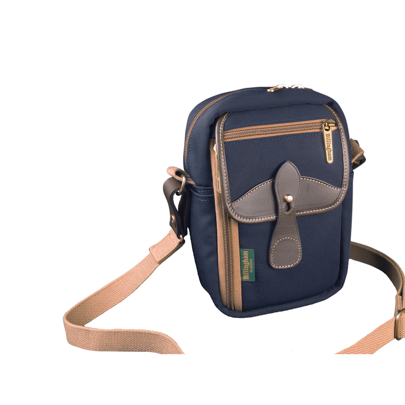 Billingham Airline Stowaway Navy / Chocolate