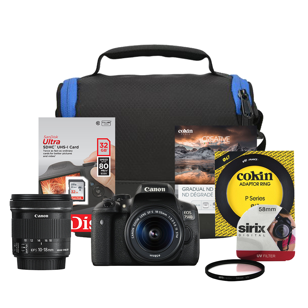 Canon EOS 750D Landscape Starter Kit