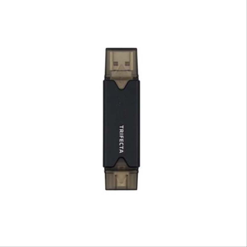 Master USB 3.0 Trifecta SD & MicroSD Card Reader USB-A, USB-C, & USB Micro B