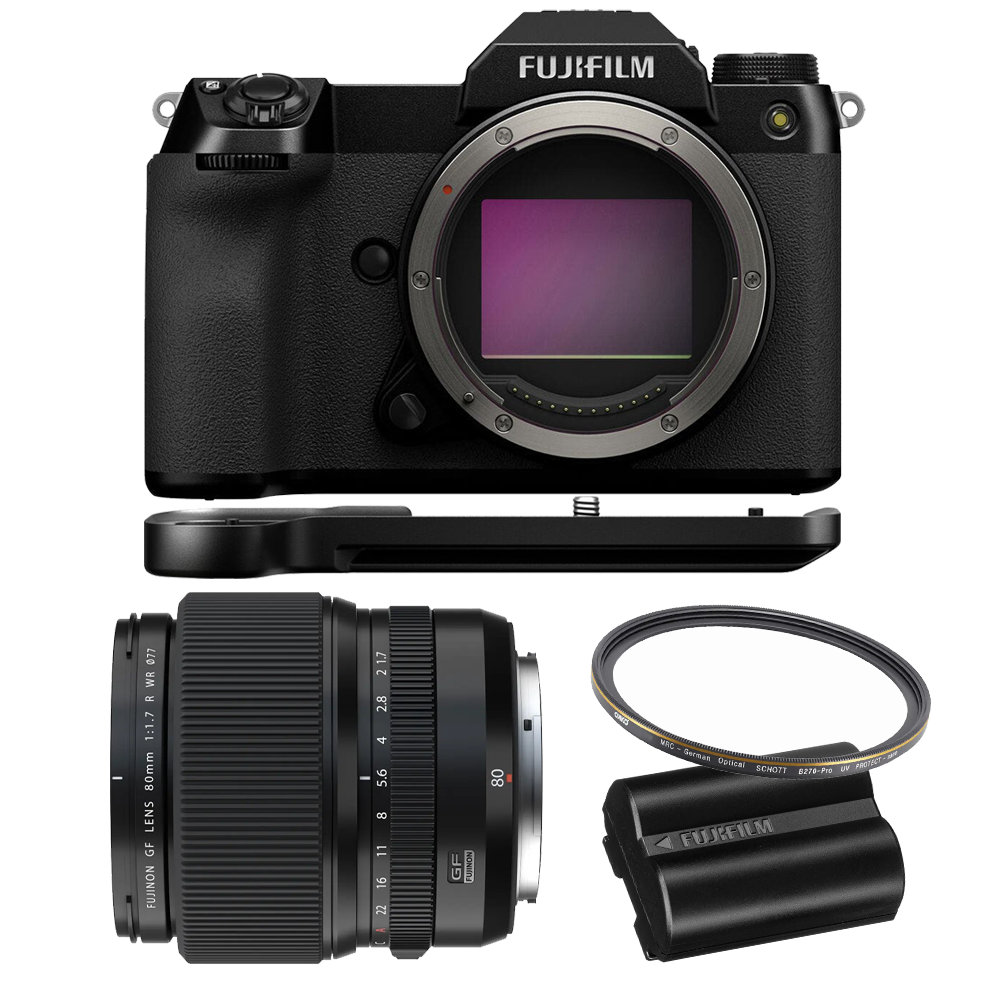 Fujifilm GFX50S Mark II • GF 80mm f/1.7 Lens Bundle