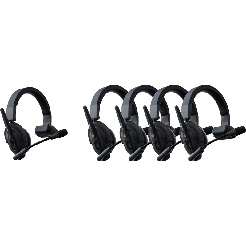 Accsoon MIC02-1H4R CoMo Intercom Headset 5 Pack