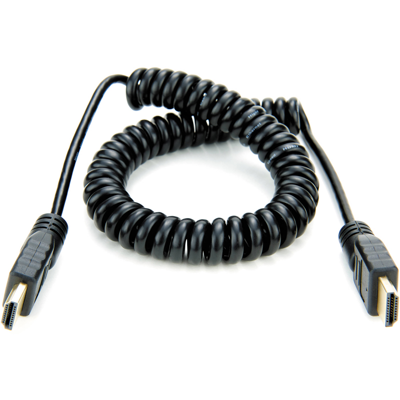 Atomos Coiled Full HDMI to Full HDMI Cable (50cm-65cm)