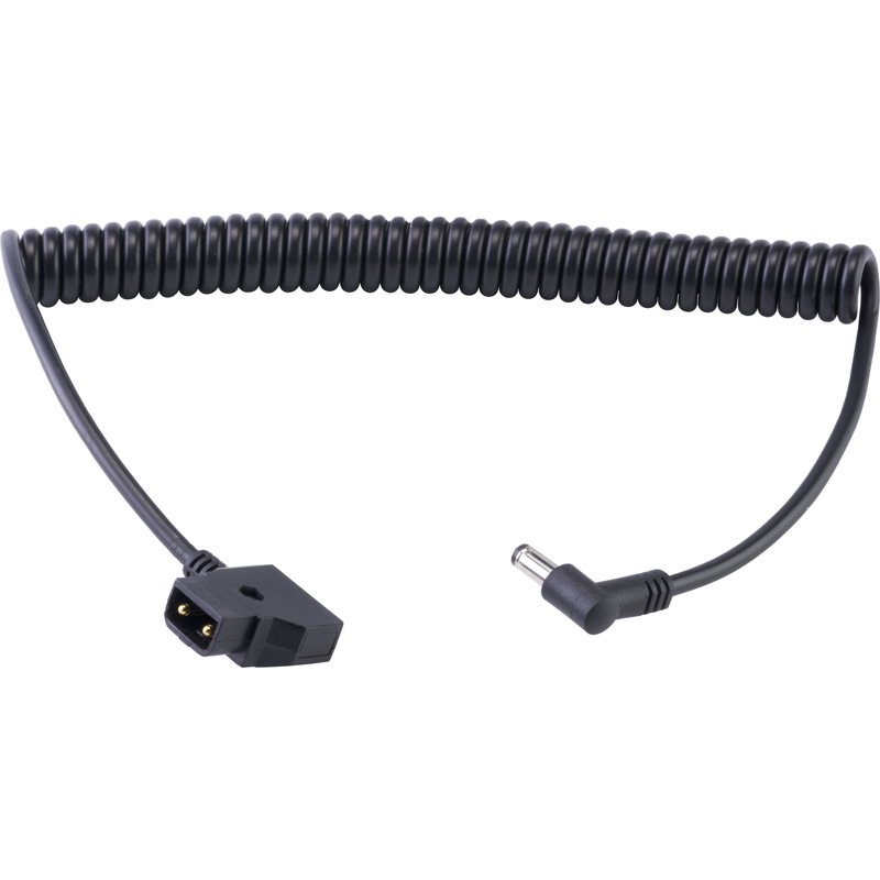 Atomos D-Tap to DC Locked connector Barrel Coiled Cable