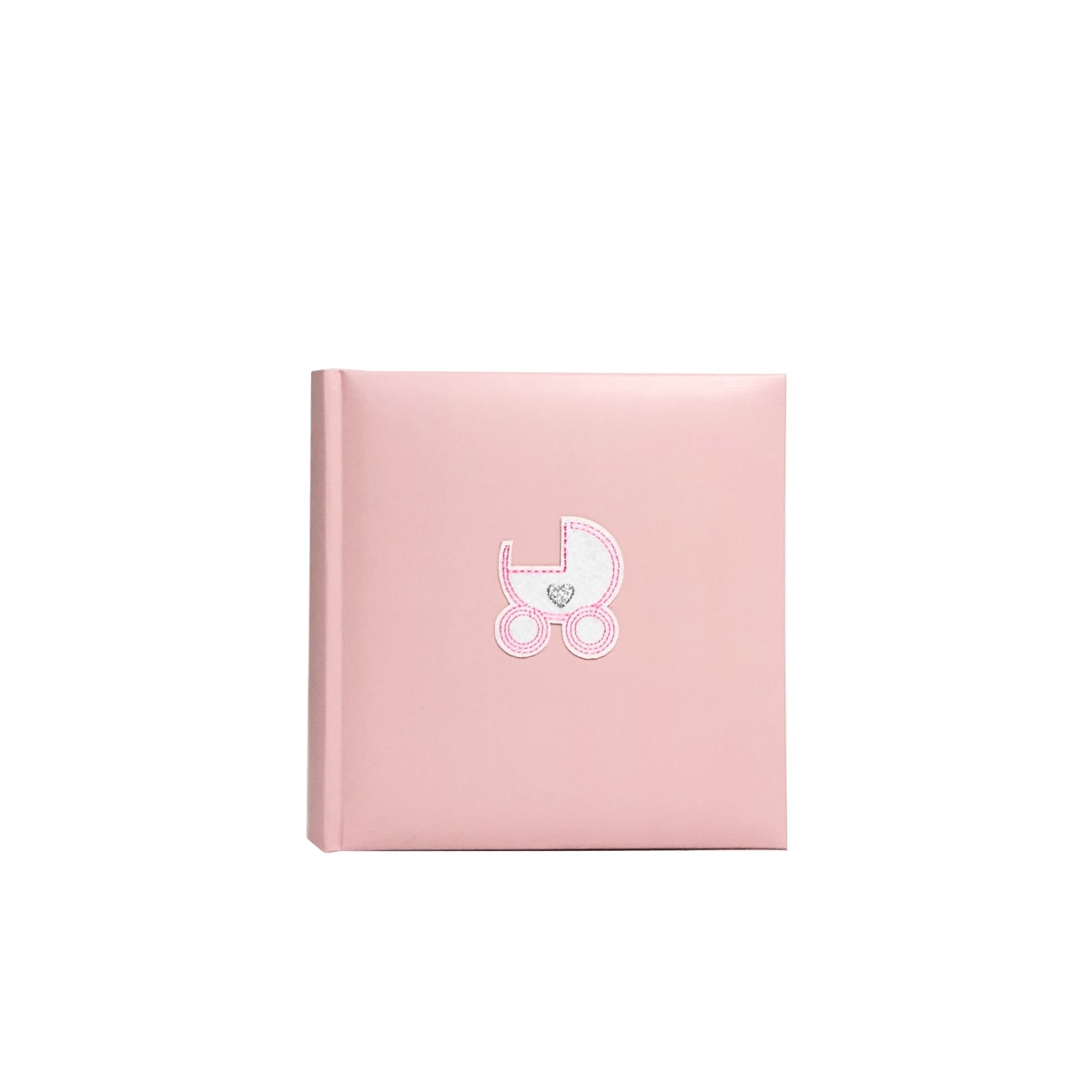 Profile Baby Pram Pink 200pht 4x6 Photo Album