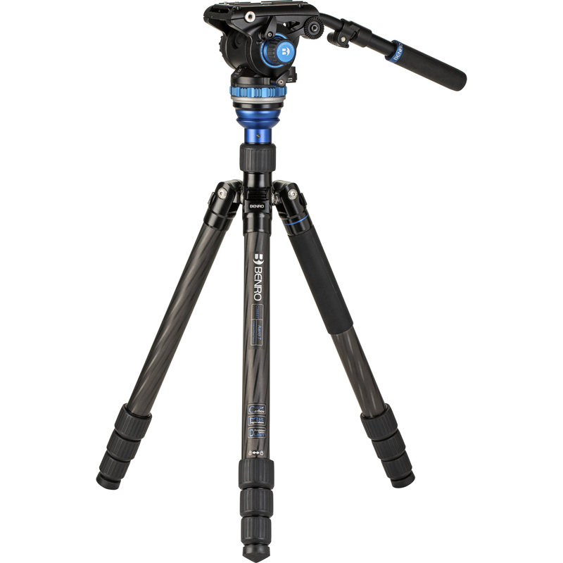 Benro C3883T AERO Carbon Fibre Video Tripod Kit w/ S6PRO Head