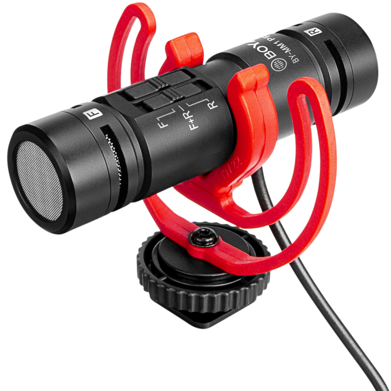 BOYA BY-MM1 Pro Stereo/Mono Switchable Shotgun Microphone