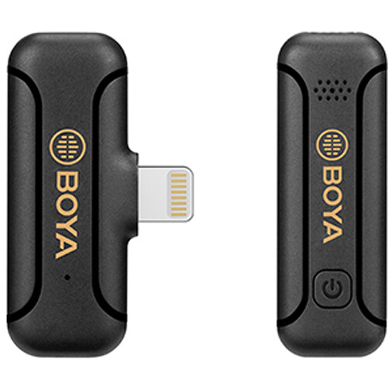 BOYA BY-WM3T2-D1 2.4G Mini Wireless Microphone for iOS Devices 1+1