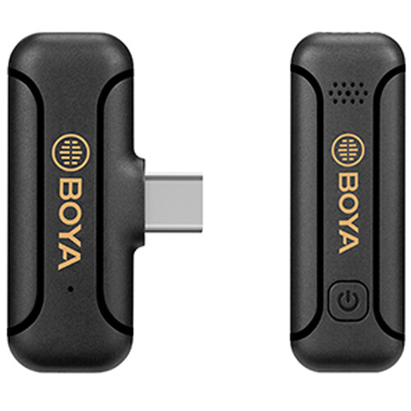 BOYA BY-WM3T2-U1 2.4G Mini Wireless Microphone for Android Devices 1+1