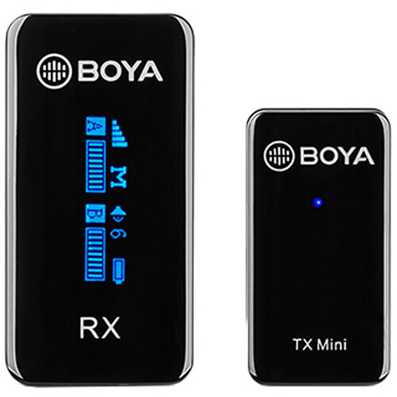 BOYA BY-XM6-S1 Mini 2.4GHz Dual Channel Wireless Microphone (1+1 with Mini TX)