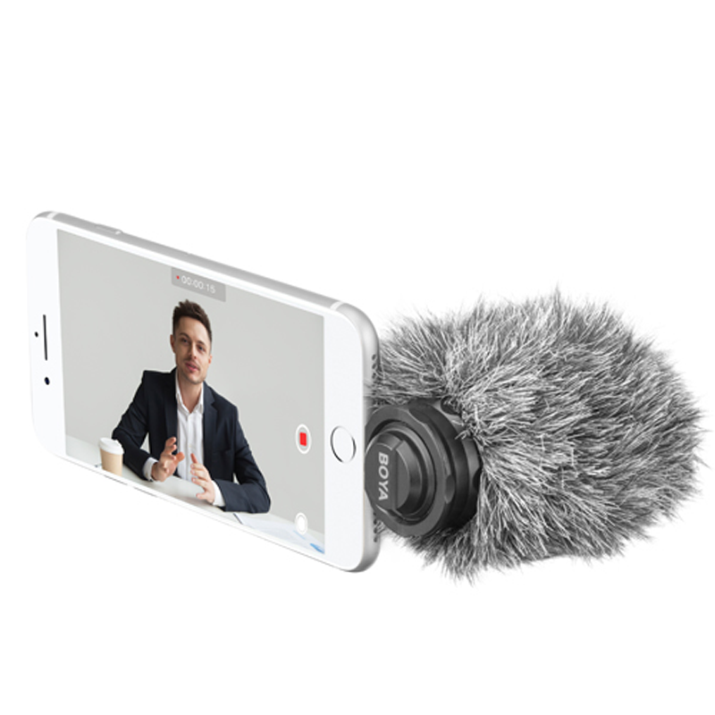 BOYA BY-DM200 Lightning Digital Stereo Microphone for Apple Smartphones