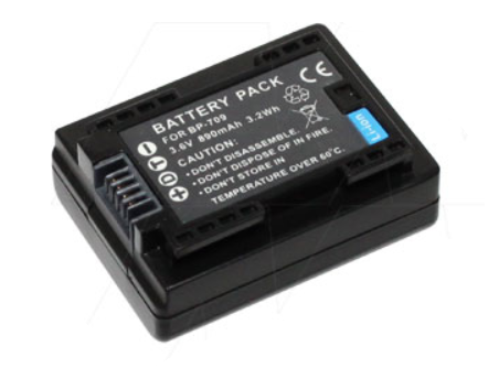 Master Instruments Canon BP-709 and BP-718 Rechargeable Video Camera Battery