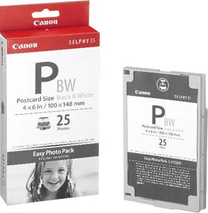 Canon E-P25BW Easy Photo Pack (Postcard Size Black & White)