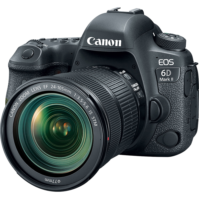 Canon EOS 6D Mark II Premium Kit with EF 24-105 IS STM Lens