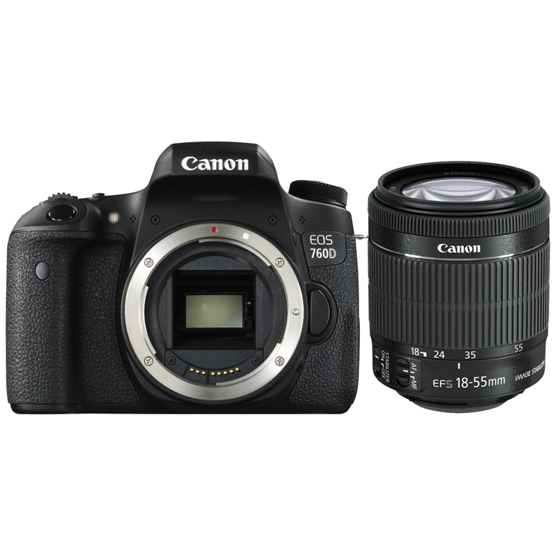 Canon EOS 760D Digital SLR Camera + EF-S 18-55mm f/3.5-5.6 IS STM Lens
