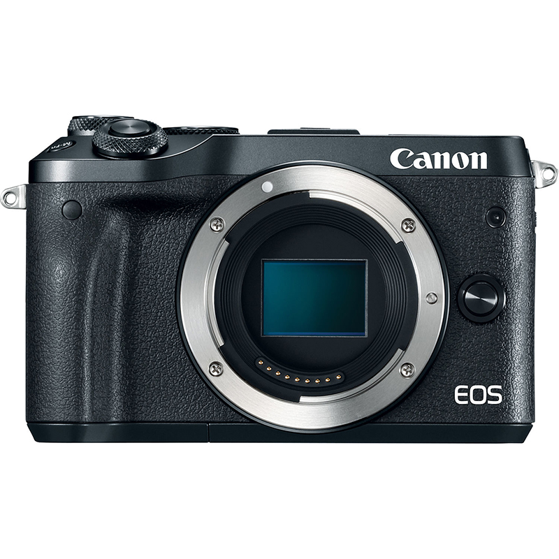 Canon EOS M6 Mirrorless Camera Body Only (Black) + BONUS 32GB Lexar SD Card