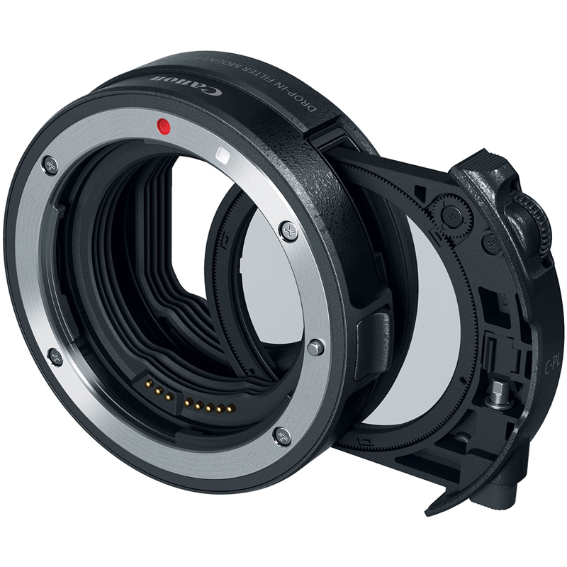 Canon Drop-In Filter Mount Adapter EF-EOS R with Circular Polarizer Filter