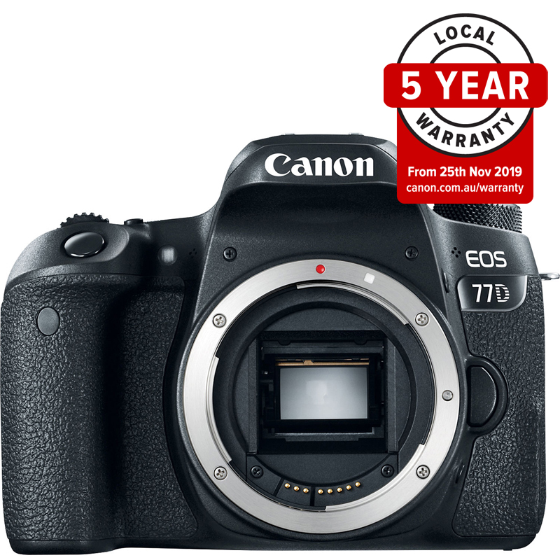 Canon EOS 77D Digital SLR Camera Body Only