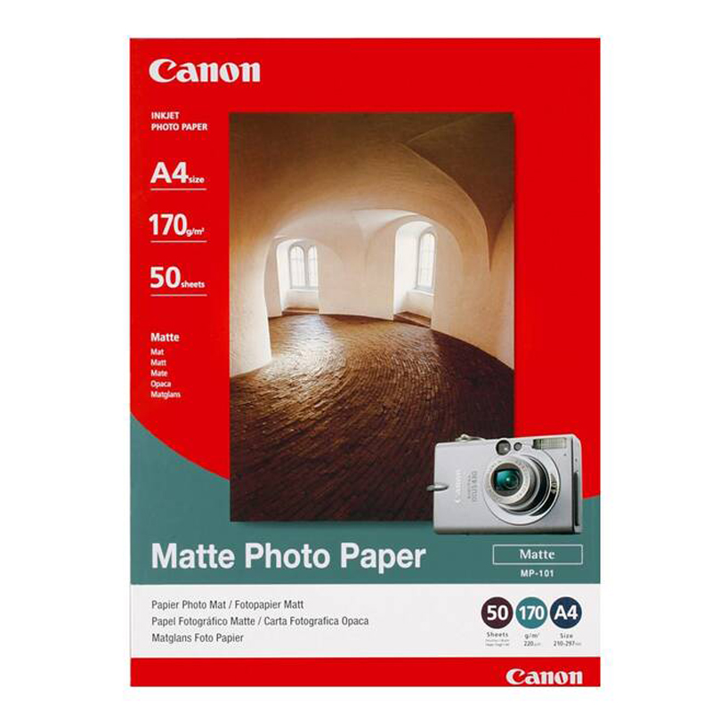 Canon MP-101 A4 50 Sheets 170gsm Matte Photo Paper