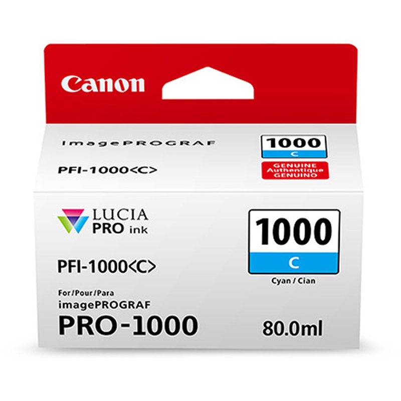 Canon PFI1000C Cyan Ink Tank for Pro-1000 Printer