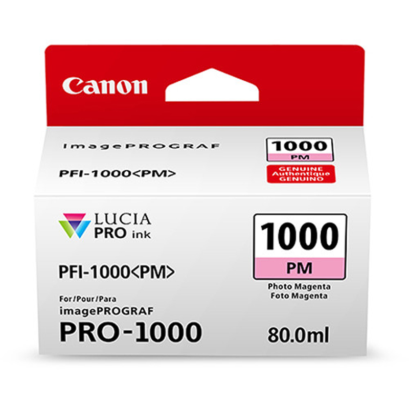 Canon PFI1000PM Photo Magenta Ink Tank for Pro-1000 Printer