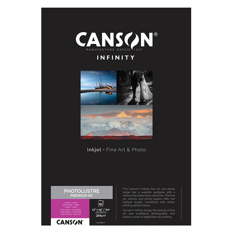 Canson Infinity Lustre Premium RC 310gsm A3+ 25 Sheets