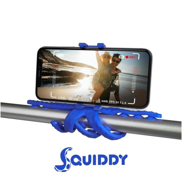 Celly Squiddy Flexible Mini Tripod - Blue