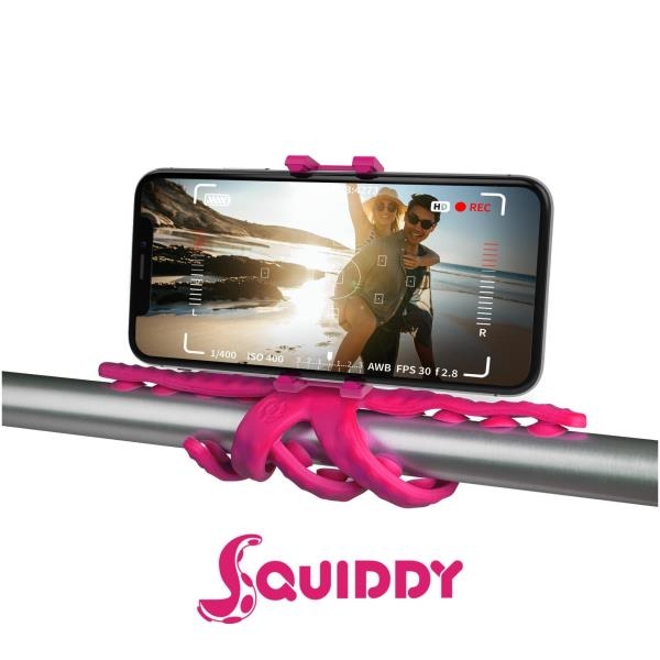 Celly Squiddy Flexible Mini Tripod - Pink