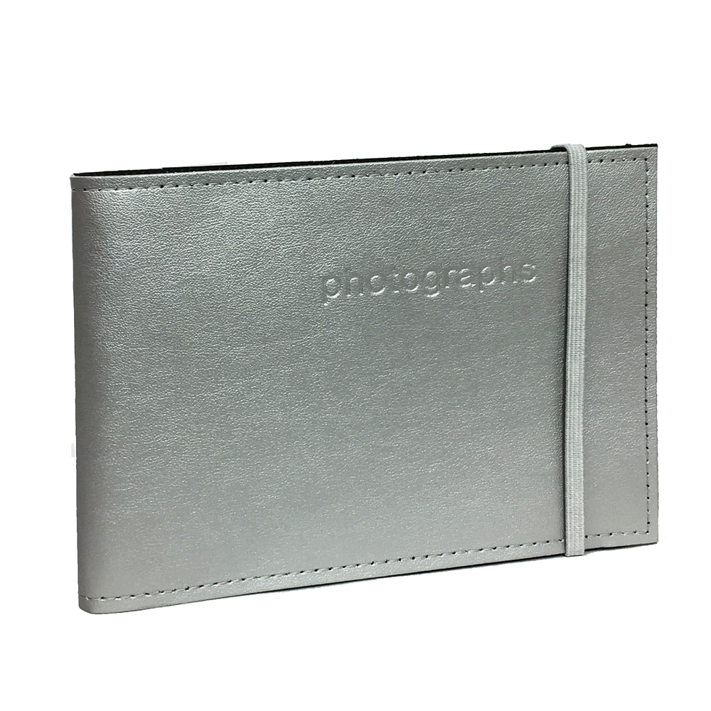 Profile Citi Leather Silver 52Pht Photo Album