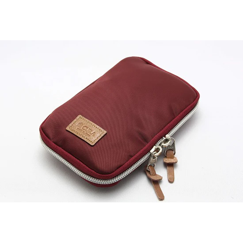 CURA CFC-100BRD Red Nylon Pouch Cleaning Set; Kumano Brush + Lens Cleaner (15ml) + Micro Wiper (50 sheet)