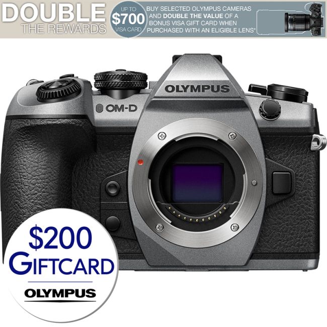 Buy Olympus OM-D E-M1 Mark II Body Only Silver low price online