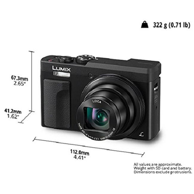 Buy Lumix DMC-TZ90 Black Camera Online | Camera Warehouse | Camera