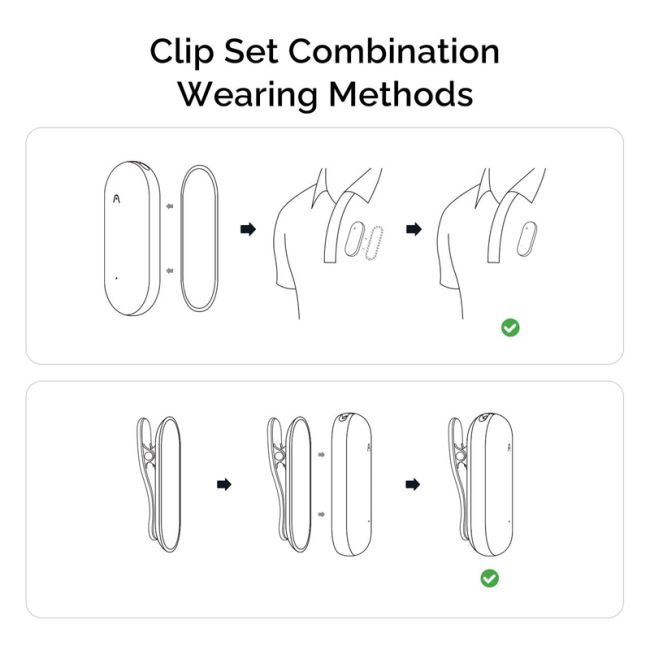 PLAUD NotePin Clip & Magnetic Pin Silver | Camera Warehouse