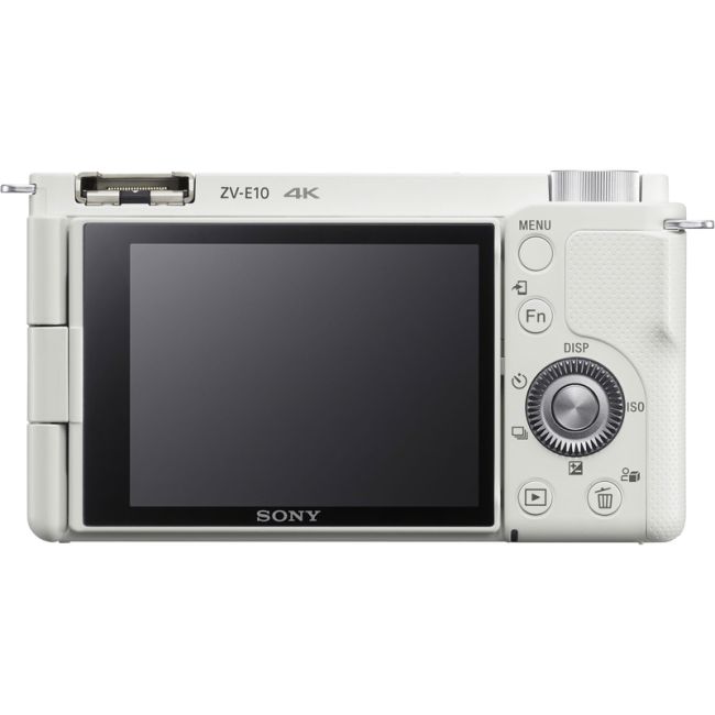 Sony ZVE10 White Body Compact System Camera | Camera Warehouse