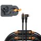 Tether Tools Leverlock Kit TetherPro Optima 10G 9.2m Straight To Right - Black