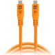 Tether Tools TetherPro Optima 10G USB-C 3m Straight To Straight - Orange