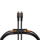 Tether Tools TetherPro Optima 10G USB-C 4.6m Straight To Straight - BLK