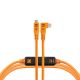 Tether Tools TetherPro Optima 10G USB-C 4.6m Straight To Right - Orange