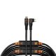 Tether Tools TetherPro Optima 10G USB-C 9.4m Straight To Right - Black