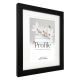 Profile 045 Deluxe Black 15x20/10x15 cm Picture Frame