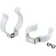 Kupo KCP-401 T12 Tube Light Clip with Rubber Covers, pack of 24